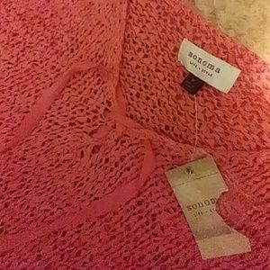 Sanoma coral sweater sz m